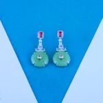 Color Pallette Earrings (Silver) EAR000792