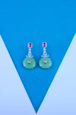 Color Pallette Earrings (Silver) EAR000792