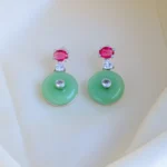 Color Pallette Earrings (Silver) EAR000849