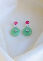 Color Pallette Earrings (Silver) EAR000849