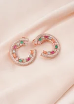 Colorful Extravaganza (Rose Gold) EAR000680 - Image 2