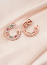Colorful Extravaganza (Rose Gold) EAR000680 - Image 3