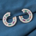 Colorful Extravaganza (Silver) EAR000735