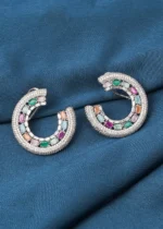 Colorful Extravaganza (Silver) EAR000735