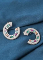Colorful Extravaganza (Silver) EAR000735 - Image 2