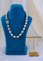 Copper Pearl Luxe Beaded Set (Yellow Gold) NEC002062