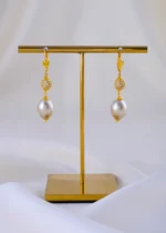 Copper Pearl Luxe Beaded Set (Yellow Gold) NEC002062 - Image 3