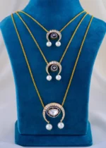 Crescent Moon Charm (Dual Plating) NEC002060 - Image 2