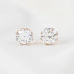 Crystal Bloom Studs (Rose Gold) EAR002634