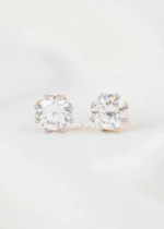 Crystal Bloom Studs (Rose Gold) EAR002634