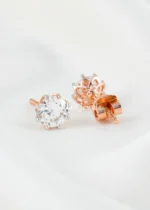 Crystal Bloom Studs (Rose Gold) EAR002634 - Image 3
