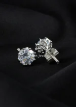 Crystal Bloom Studs (Silver) EAR002635 - Image 3