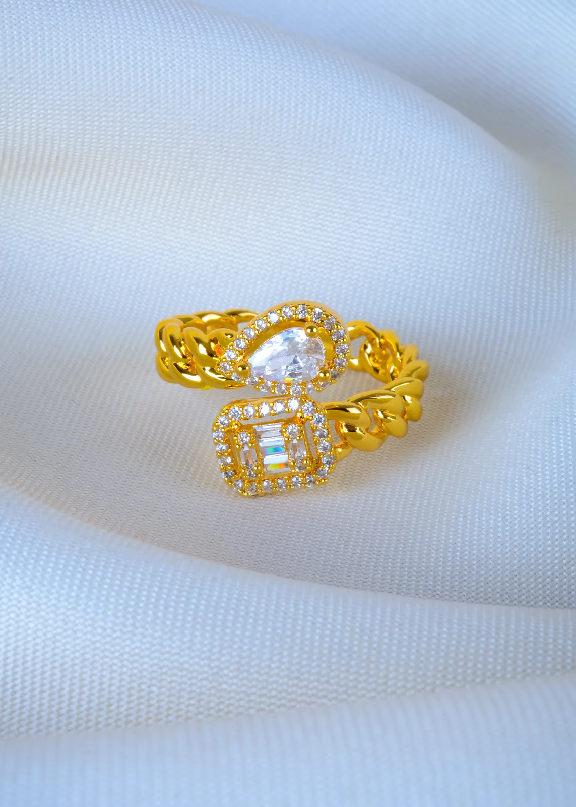 Cuban-Ring-Yellow-Gold-RING01222a Cuban Ring (Yellow Gold) RING01222 - Image 1