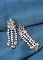 Dazzling Party Earrings (Dual Plating) EAR000737 - Image 2