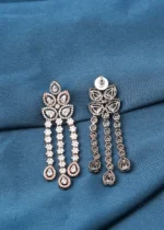 Dazzling Party Earrings (Dual Plating) EAR000737 - Image 3