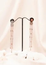 Delicate Chic Earrings (Rose Gold) EAR000784 - Image 2