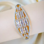 Designer Bagguette Bracelet (Yellow Gold) BRA001298