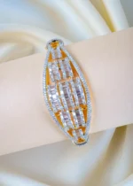 Designer Bagguette Bracelet (Yellow Gold) BRA001298