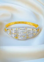 Designer Bagguette Bracelet (Yellow Gold) BRA001298 - Image 2
