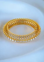 Designer Bold Single Kada (Yellow Gold) BRA001262 - Image 2