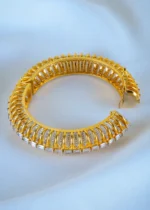 Designer Bold Single Kada (Yellow Gold) BRA001262 - Image 3
