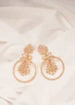 Designer Bow Earrings (Yellow Gold) EAR000431