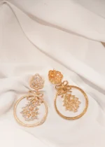 Designer Bow Earrings (Yellow Gold) EAR000431 - Image 2