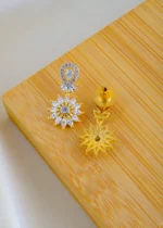 Designer Diamond Look Mangalsutra Set (Yellow Gold) MANG01519 - Image 3