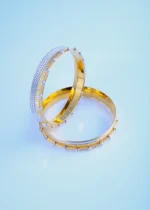 Designer Gold Plated Bangles (Yellow Gold) BAN000982 - Image 2