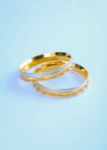 Designer Gold Plated Bangles (Yellow Gold) BAN000982 - Image 4