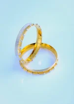 Designer Gold Plated Bangles (Yellow Gold) BAN000982 - Image 5