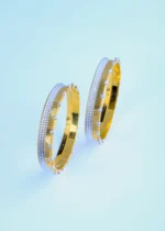 Designer Gold Plated Bangles (Yellow Gold) BAN000982 - Image 6