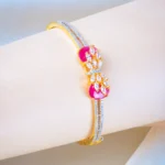 Designer Ruby Bracelet (Yellow Gold) BRA001169