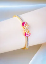 Designer Ruby Bracelet (Yellow Gold) BRA001169