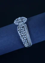 Designer Studded Bracelet (Silver) BRA000672 - Image 3