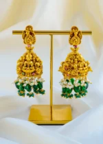 Devi Ratna jhumka (Antique Gold) EAR001610