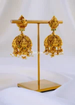 Devika Jhumka (Antique Gold) EAR002093 - Image 3