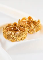 Devlok Temple Bangle (Antique Gold) BAN002550 - Image 2