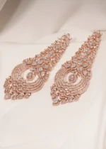 Diamond Chandelier Earrings (Rose Gold) EAR000440 - Image 3