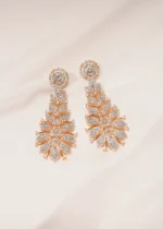 Diamond Classic Golden Earrings (Yellow Gold) EAR000456