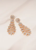 Diamond Classic Golden Earrings (Yellow Gold) EAR000456 - Image 3