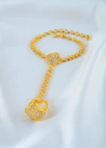 Diamond Drape Hathphool (Yellow Gold) ACC001640 - Image 2