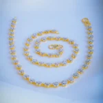 Diamond Flower Payal (Yellow Gold) ANK000835