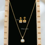 Diamond Grace Elegance Necklace Set (Yellow Gold) NEC002583