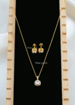 Diamond Grace Elegance Necklace Set (Yellow Gold) NEC002583