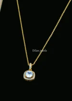 Diamond Grace Elegance Necklace Set (Yellow Gold) NEC002583 - Image 2