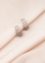 Diamond Half Baali (Dual Plating) EAR000756