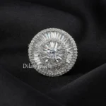 Diamond Halo Majesty Ring (Silver) RING02658