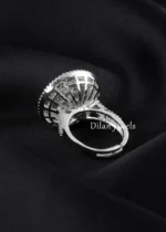 Diamond Halo Majesty Ring (Silver) RING02658 - Image 3