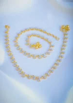 Diamond Look Payal (Yellow Gold) ANK000834